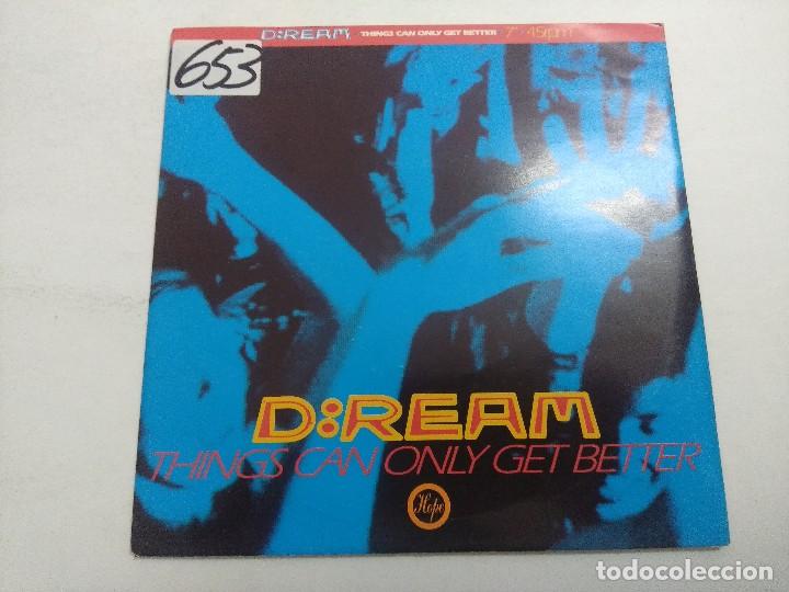 Discos de vinilo: D:REAM/THINGS CAN ONLY GET BETTER/SINGLE. - Foto 1