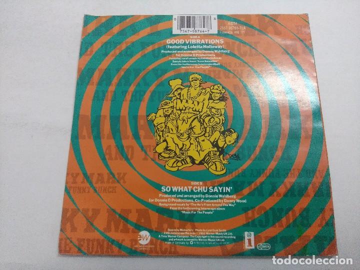Discos de vinilo: MARKY MARK AND THE FUNKY BUNCH/GOOD VIBRATIONS/SINGLE. - Foto 3