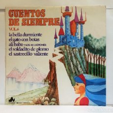 Discos de vinilo: CUENTOS DE SIEMPRE. VOL 6 - BELLA DURMIENTE / EL GATO CON BOTAS Y MÁS. VINILO (LP, ALBUM). CCM2