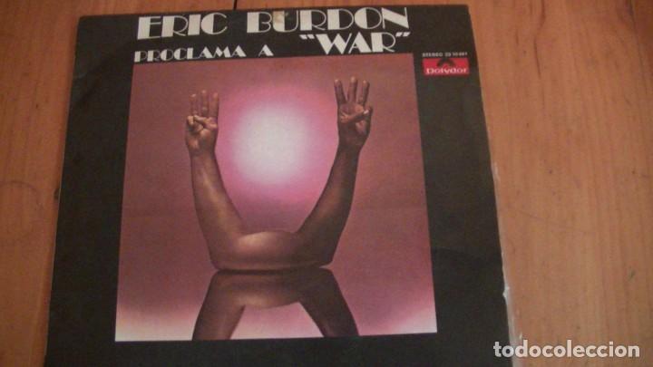 Discos de vinilo: LP ERIC BURDON - PROCLAMA A WAR POLYDOR - 1970 - Foto 1