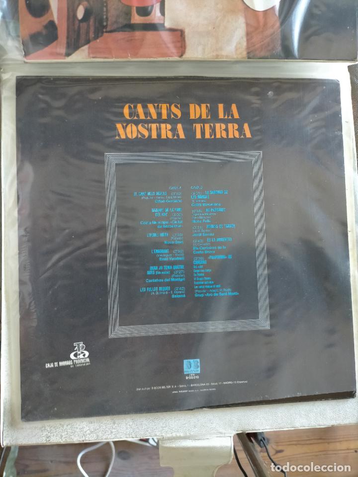 Discos de vinilo: Disco vinilo LP CANTS DE LA NOSTRA TERRA - Foto 3