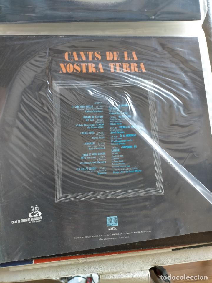 Discos de vinilo: Disco vinilo LP CANTS DE LA NOSTRA TERRA - Foto 2
