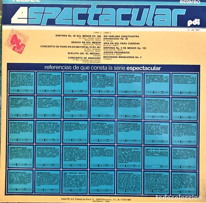 Discos de vinilo: Werner M&uuml;ller Y Su Orquesta - Cl&aacute;sicos Pop Espectacular - Foto 2