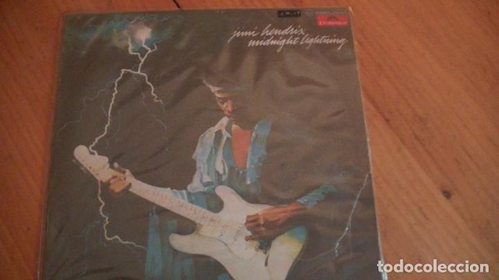 Discos de vinilo: LP Jimi Hendrix. Midnight lightning. Polydor, 1975 LP - Foto 1