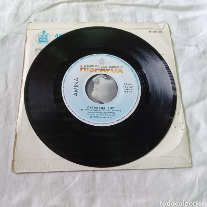 Discos de vinilo: AMINA - LEYES GITANAS - HISPAVOX 1982 - Foto 4