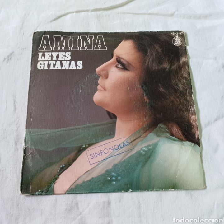Discos de vinilo: AMINA - LEYES GITANAS - HISPAVOX 1982 - Foto 5