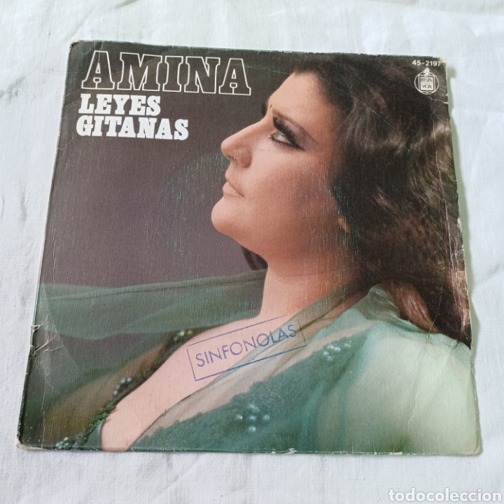 Discos de vinilo: AMINA - LEYES GITANAS - HISPAVOX 1982 - Foto 1
