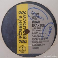 Discos de vinilo: SINGLE / DHAR BRAXTON - JUMP BACK, 1986 UK. Lote 265553674