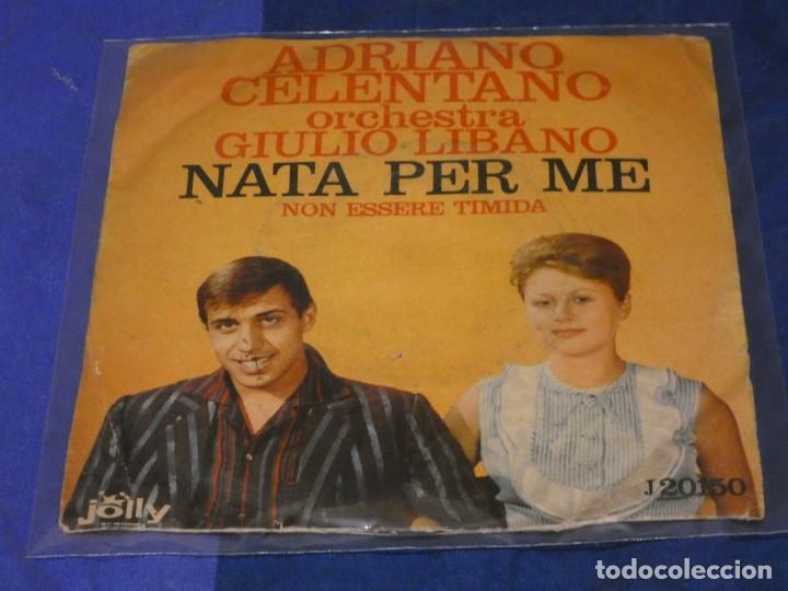 DISCO 7 PULGADAS ADRIANO CELENTANO NATA PER ME JOLLY ITALIA CA 1970 BUEN ESTADO (Música - Discos - LP Vinilo - Country y Folk)