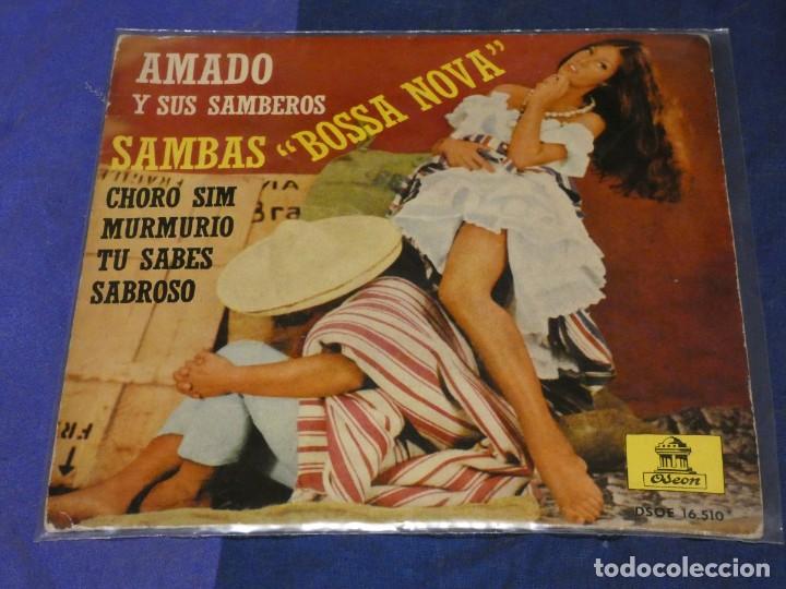 Discos de vinilo: DISCO 7 PULGADAS EP ESPAÑA CIRCA 1969 AMADO Y SUS SAMBEROS MUY BUEN ESTADO BOSSA - Foto 1 - 265659704