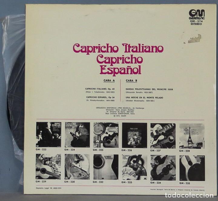 Discos de vinilo: LP. CAPRICHO ITALIANO. CAPRICHO ESPA&Ntilde;OL - Foto 2