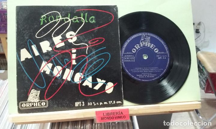 Discos de vinilo: Rondalla Aires del Moncayo. Orpheo, ref. OPT-3 -- EP - Foto 1