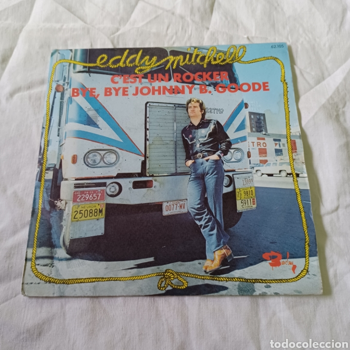 Discos de vinilo: EDDY MITCHELL - CEST UN ROCKER - BYE BYE JOHNNY ... BARCLAY 1974 - Foto 5