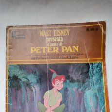 Discos de vinilo: DISNEYLAND RECORDS PETER PAN DISCOLIBRO 1952. Lote 265743564