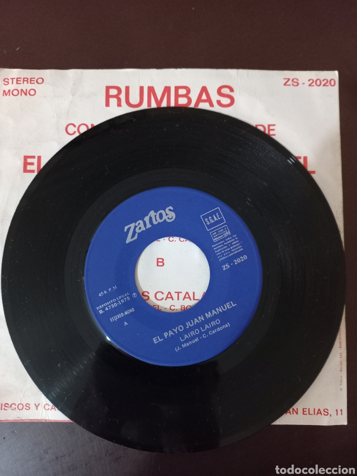 Discos de vinilo: Rumbas con la voz gitana de Juan Manuel - Foto 3