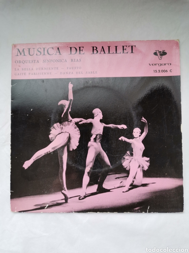 MUSICA DE BALLET ORQUESTA SINFÓNICA RÍAS LA BELLA DURMIENTE FAUSTO GAITÉ PARISIENNE DANZA DEL SABLE (Música - Discos de Vinilo - EPs - Clásica, Ópera, Zarzuela y Marchas	)