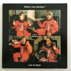 Discos de vinilo: JOY ROOM ‎– WHAT'S YOUR NUMBER? / LATE AT NIGHT UK,2017. Lote 265798849