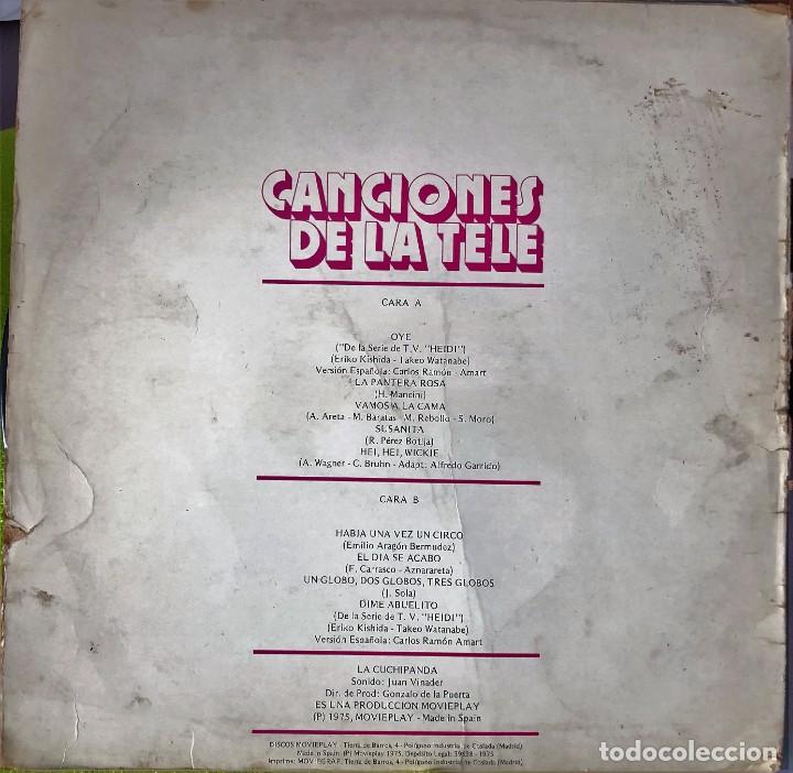 Discos de vinilo: La Cuchipanda - Canciones De La Tele - Foto 2