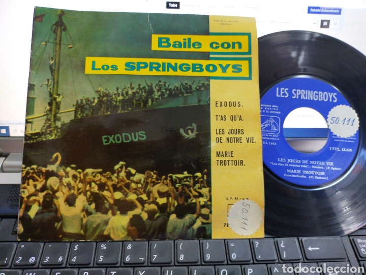 Dischi in vinile: Springboys EP exodus + 3 Espa&ntilde;a 1961