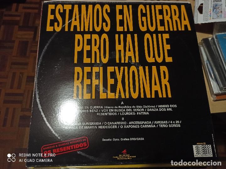 Discos de vinilo: OS RESENTIDOS - DELIKATESSEN LP GASA 91 + INSERT - Foto 2