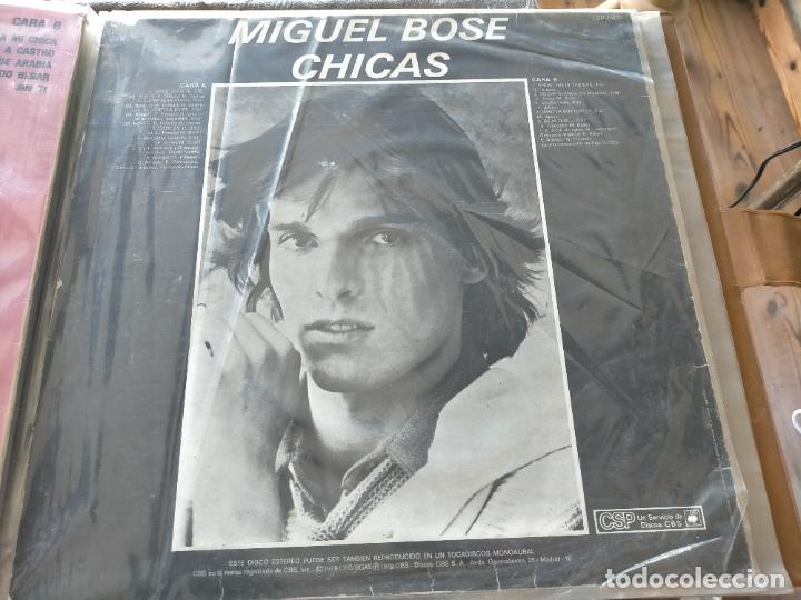 Discos de vinilo: Disco vinilo LP MIGUEL BOSE CHICAS - Foto 1