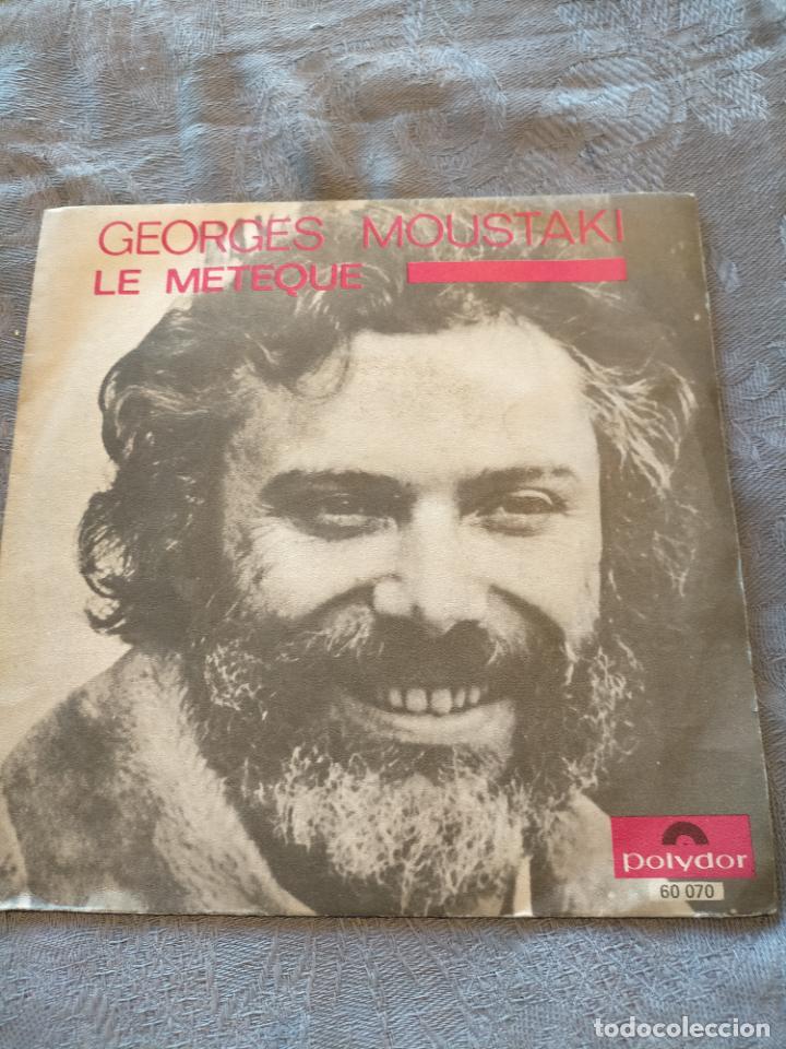 Discos de vinilo: Disco vinilo GEORGES MOUSTAKI LE METEQUE POLYDOR - Foto 1