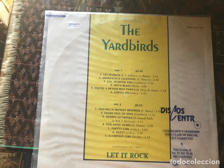 Discos de vinilo: Let it rock . The Yardbirds - Foto 2