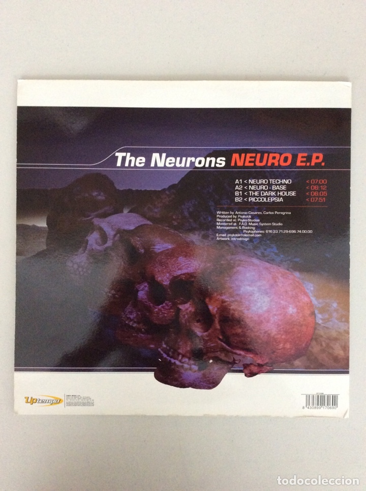 Discos de vinilo: The Neurons. Neutro e.p. Uptempo - Foto 2