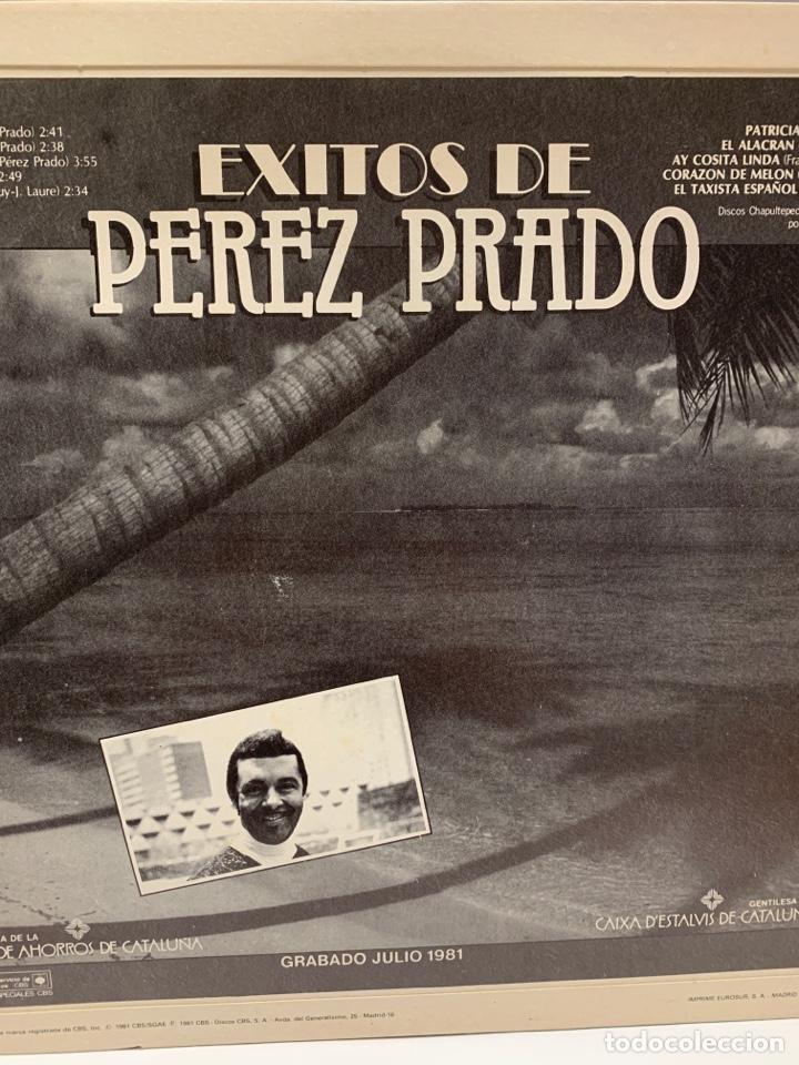 Discos de vinilo: VIN1699 &eacute;xitos de P&eacute;rez prado VINILO SEGUNDA MANO - Foto 2