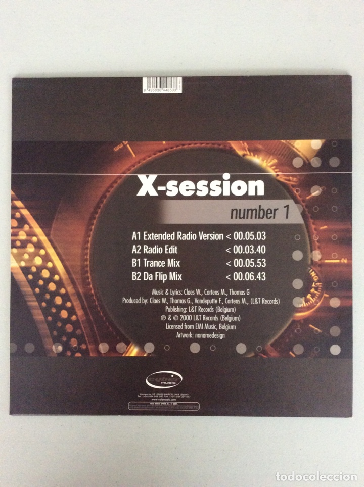 Discos de vinilo: X-session. Number 1. Cyber. - Foto 2