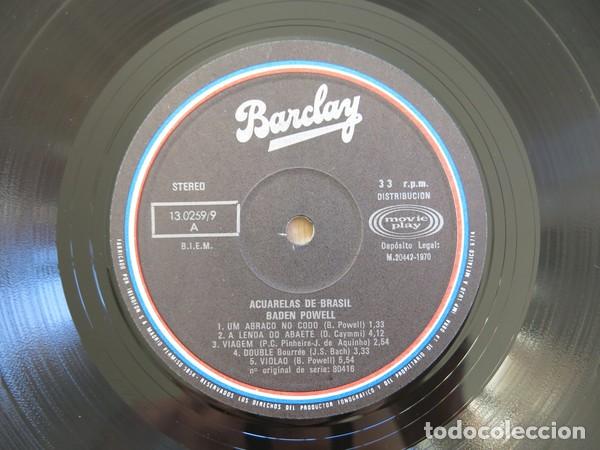 Discos de vinilo: Baden Powell &lrm;&ndash; Acuarelas De Brasil - Foto 4