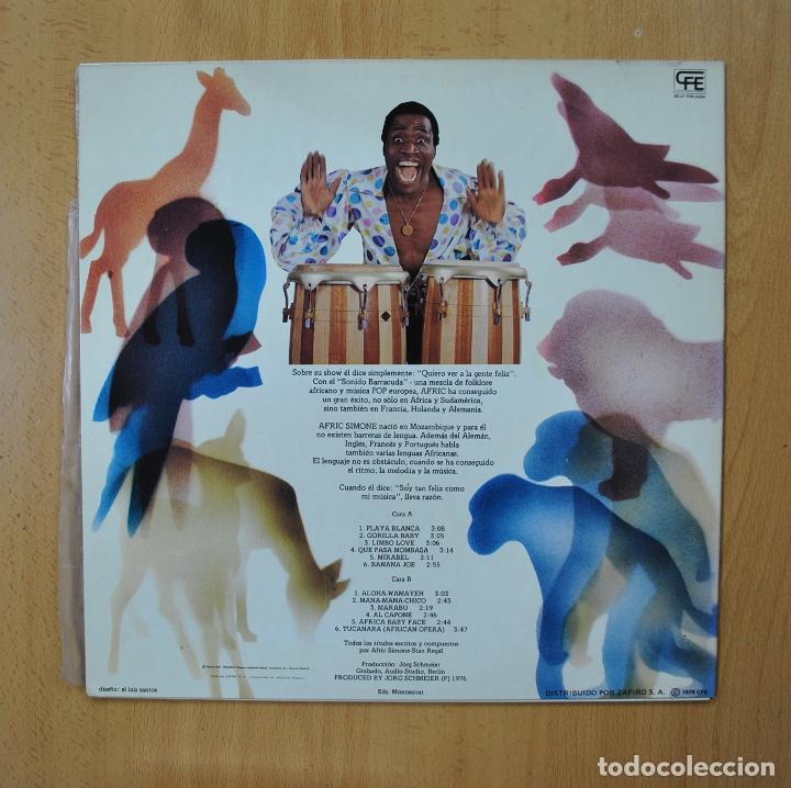 Discos de vinilo: AFRIC SIMONE - SONIDO BARRACUDA - LP - Foto 2