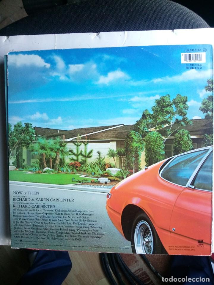Discos de vinilo: CARPENTERS - NOW & THEN 1986 LP - Foto 2