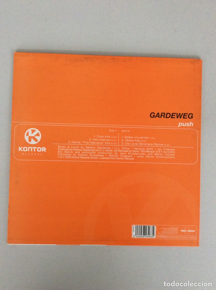 Discos de vinilo: Gardeweg. Push. - Foto 2