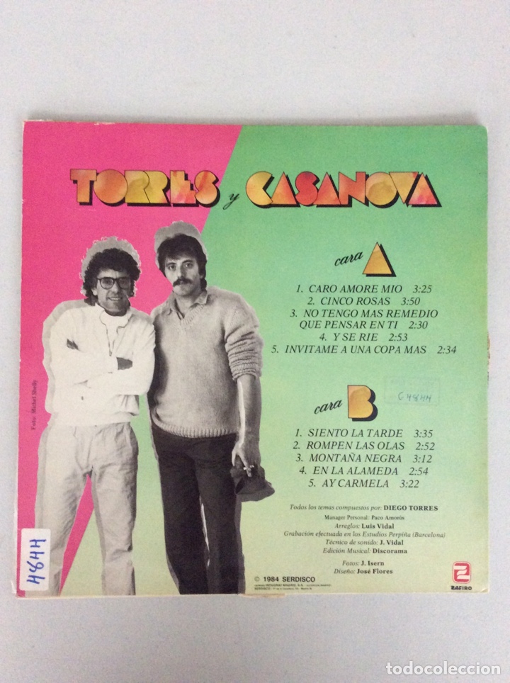 Discos de vinilo: Torres y Casanova. - Foto 2