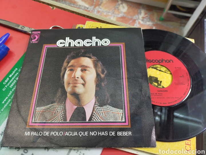 Discos de vinilo: Chacho single mi palo de polo 1973 - Foto 1