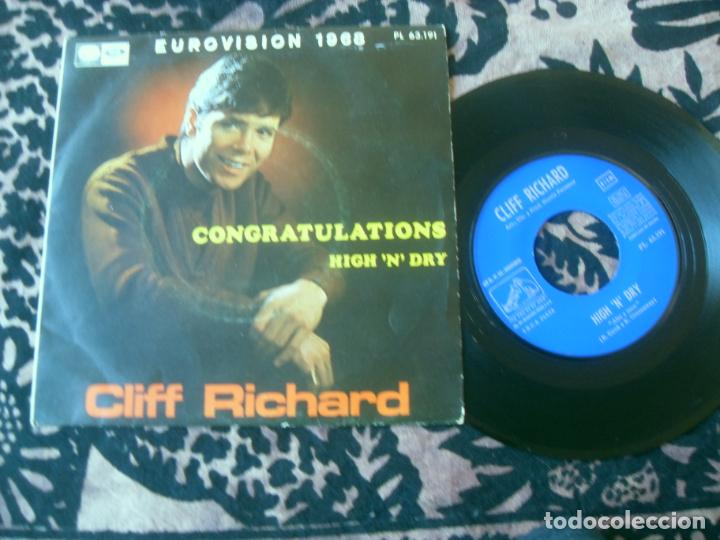 Discos de vinilo: CLIFF RICHARD SINGLE CONGRATULATIONS. MADE IN SPAIN. 1968. - Foto 1