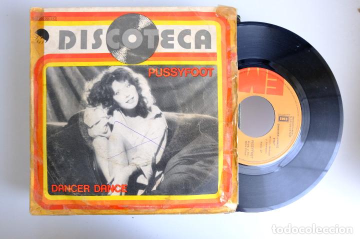 Discos de vinilo: PUSSYFOOT. DANCER DANCE. SINGLE - Foto 1