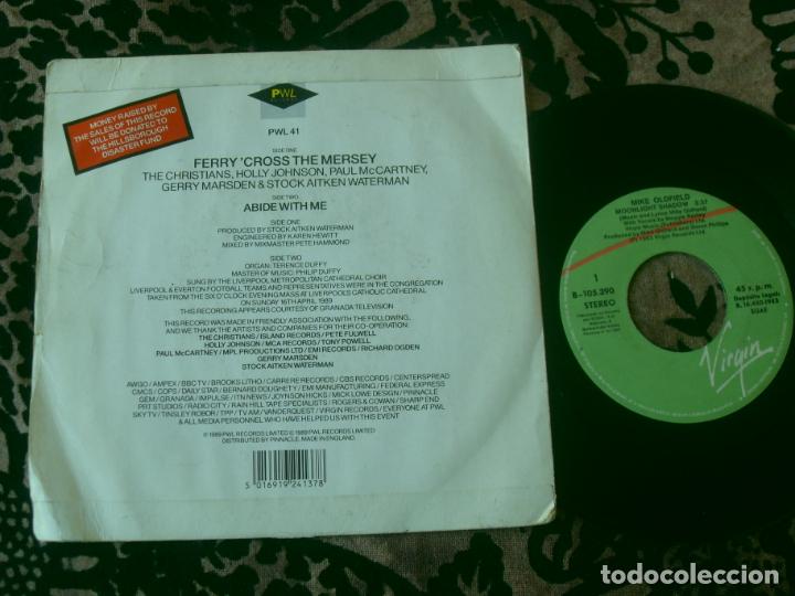 Discos de vinilo: MIKE OLDFIELD SINGLE MOONLIGHT SHADOW. MADE IN SPAIN. 1983 - Foto 2