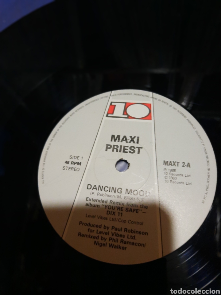 Discos de vinilo: Maxi priest - Dancin mood - Foto 3