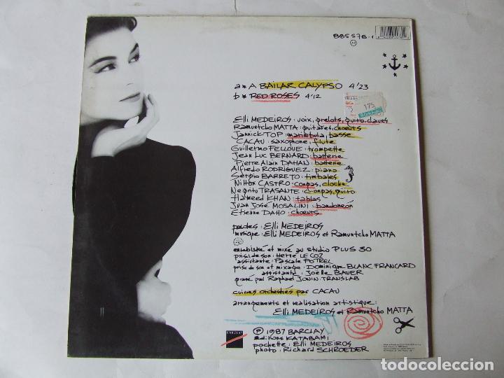 Discos de vinilo: MAXI SINGLE VINILO ELLI MEDEIROS A BAILAR CALYPSO - Foto 2