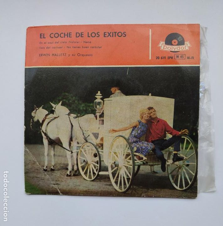 Discos de vinilo: El coche de los &eacute;xitos. Erwin Halletz y su Orquesta. SINGLE. TDKDS21 - Foto 1