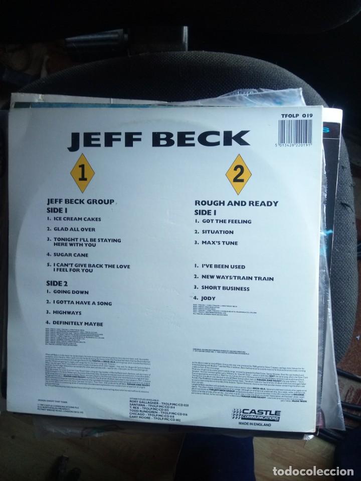 Discos de vinilo: JEFF BECK GROUP Y ROUGH AND READY 1989 UK 2LPS GATEFOLD - Foto 3