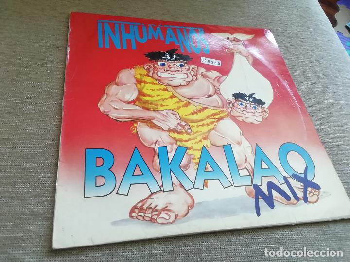 Discos de vinilo: Los inhumanos-bakalao mix. Maxi - Foto 1
