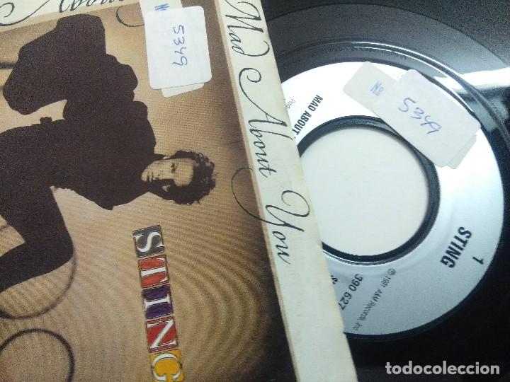 Discos de vinilo: STING/MAD ABOUT YOU/SINGLE. - Foto 2