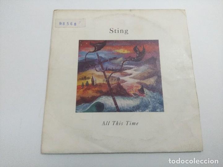 Discos de vinilo: STING/ALL THIS TIME/SINGLE. - Foto 1