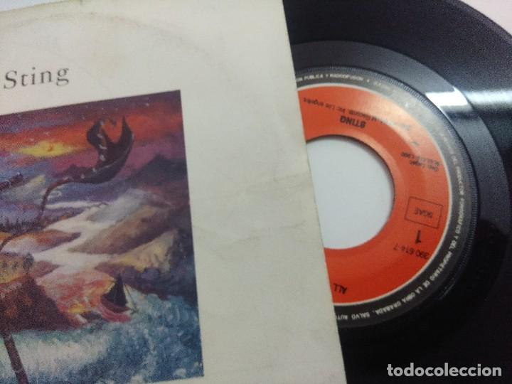 Discos de vinilo: STING/ALL THIS TIME/SINGLE. - Foto 2