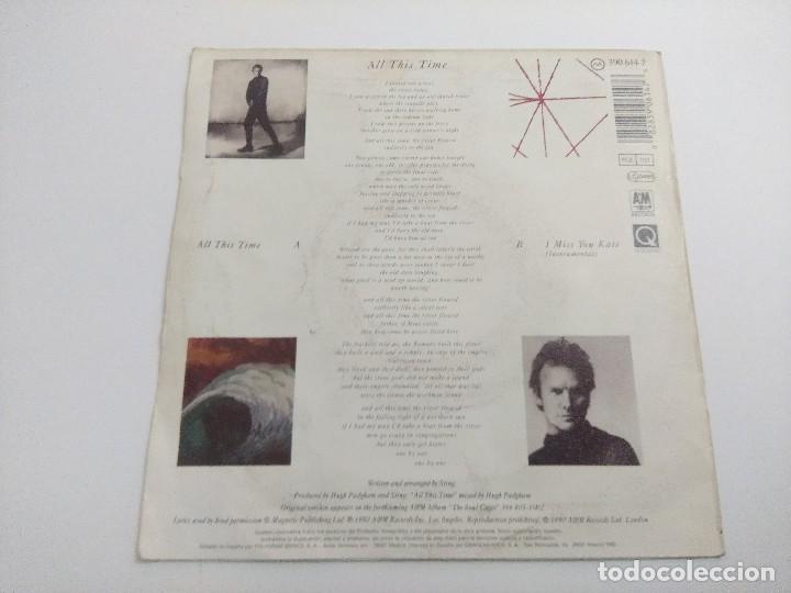 Discos de vinilo: STING/ALL THIS TIME/SINGLE. - Foto 3