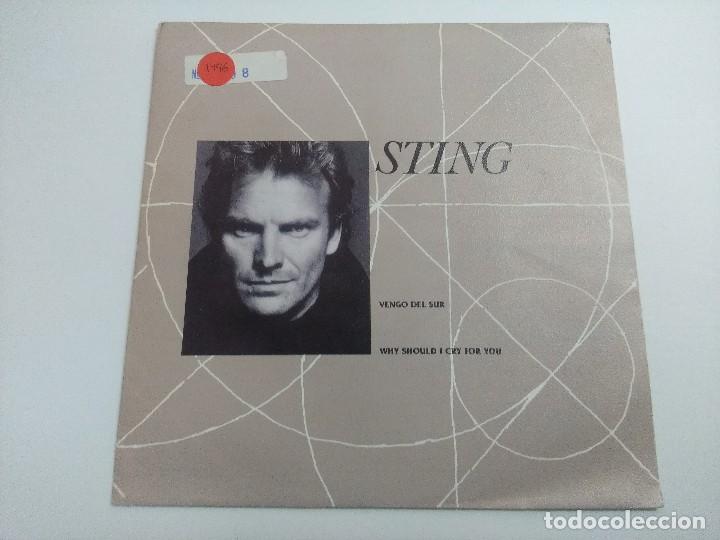 Discos de vinilo: STING/VENGO DEL SUR/SINGLE PROMOCIONAL. - Foto 1