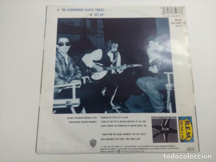 Discos de vinilo: REM/THE SIDEWINDER SLEEPS/SINGLE. - Foto 3